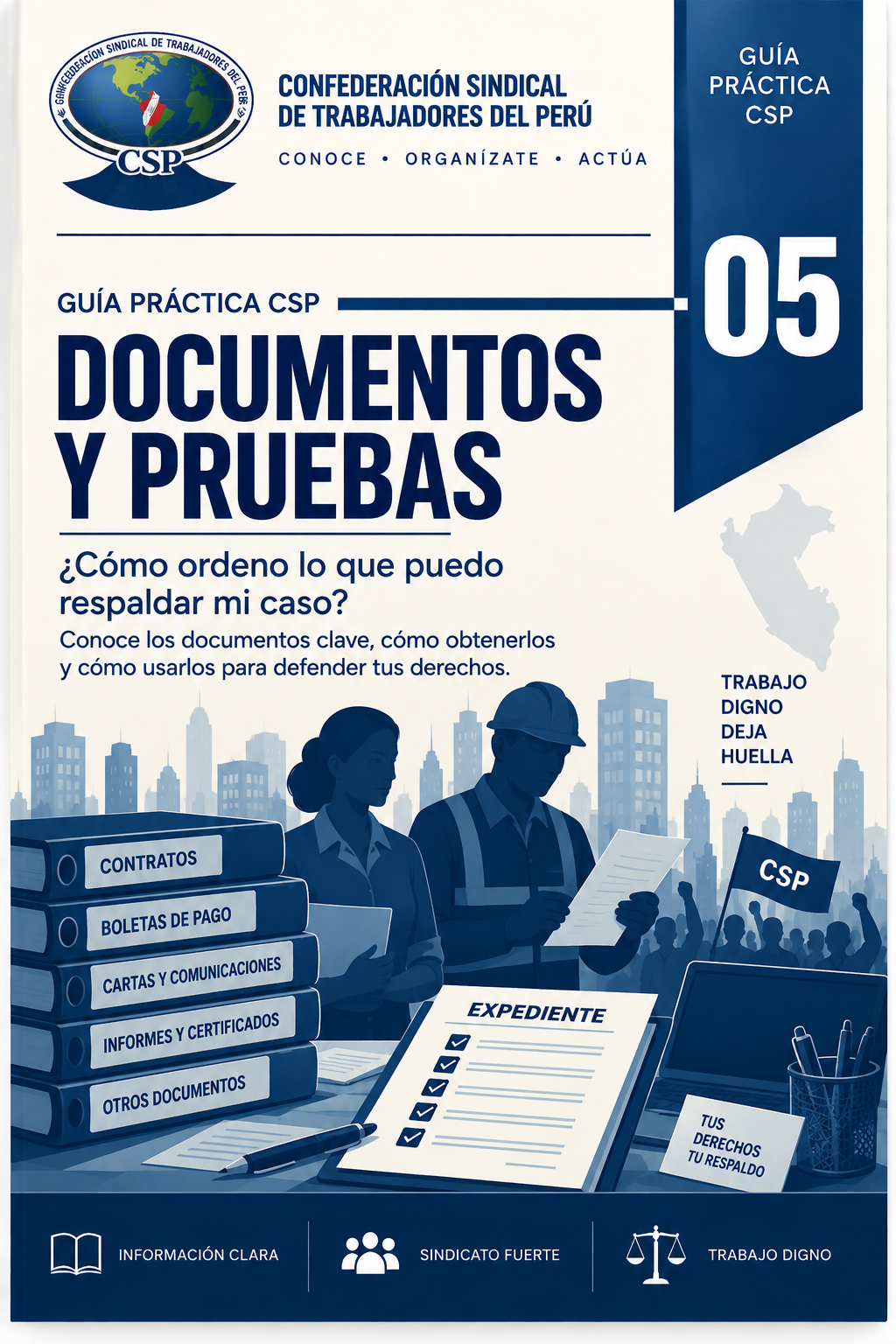 Portada oficial de la Guía CSP 05: DOCUMENTOS Y PRUEBAS